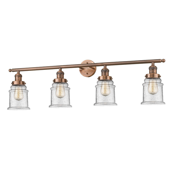 Innovations Franklin Restoration 215-AC-G184-LED Bath Vanity Light 42 in. wide - Antique Copper