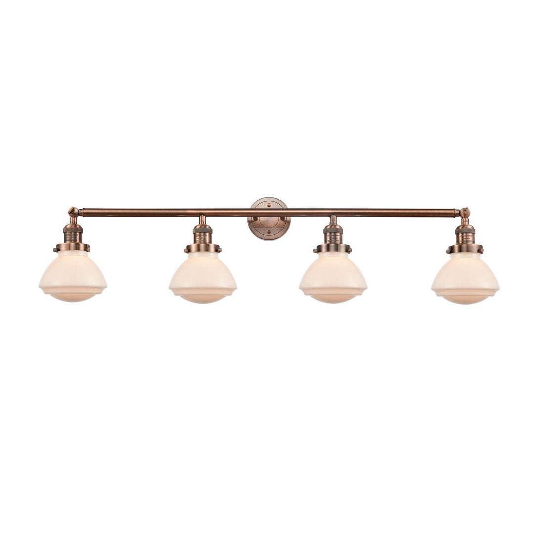 Innovations Franklin Restoration 215-AC-G321 Bath Vanity Light 43 in. wide - Antique Copper