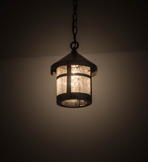Meyda Tiffany Lighting 123995 Fulton One Light Pendant Outdoor Bronze / Dark