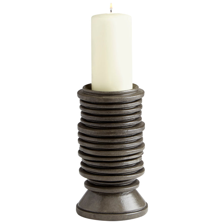 Cyan 11021 Candle Holders - Black