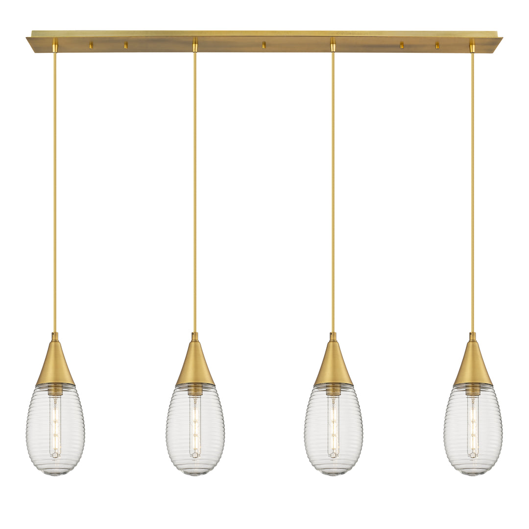 Innovations Downtown Urban 124-450-1P-BB-G450-6SCL Pendant Light - Brushed Brass