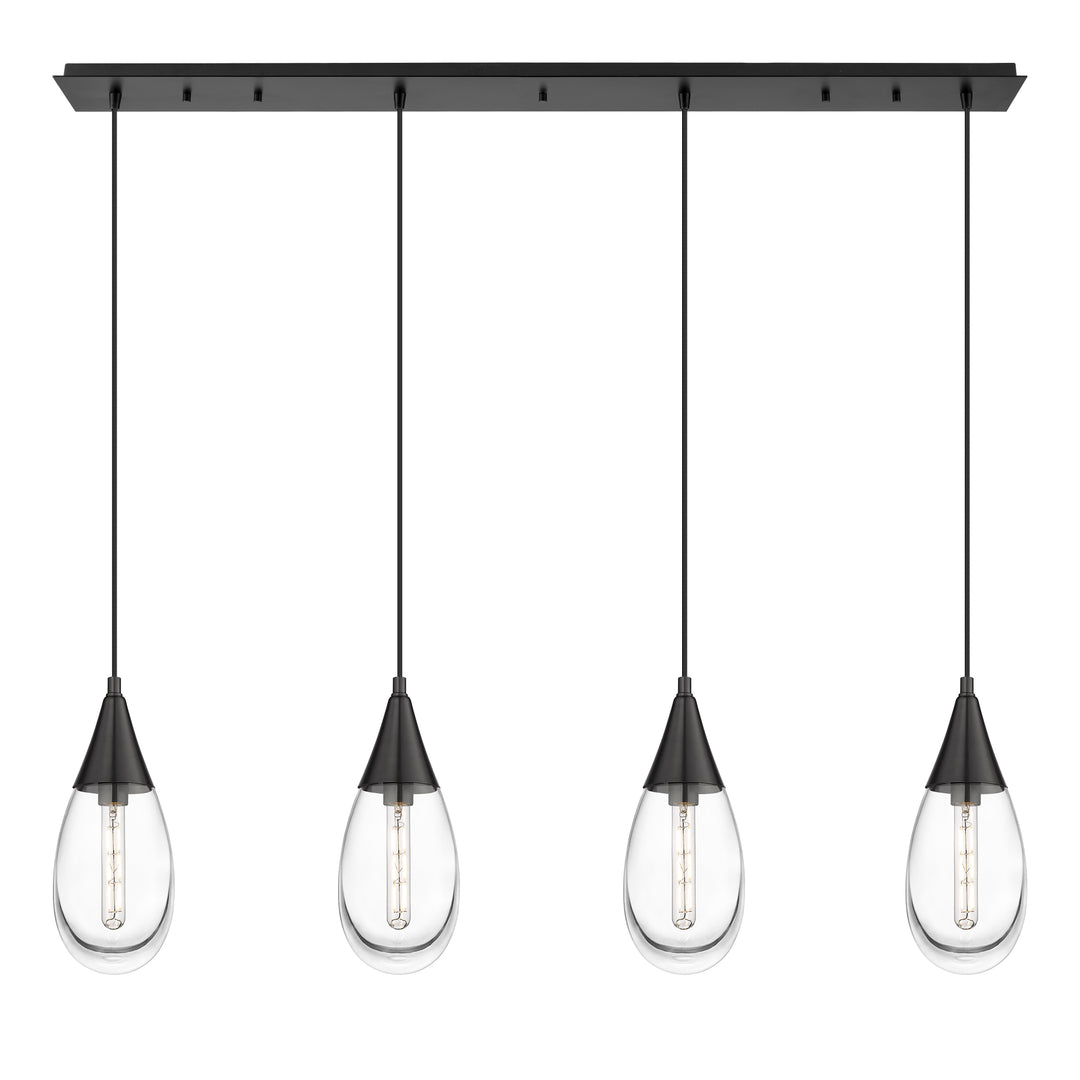 Innovations Downtown Urban 124-450-1P-BK-G450-6CL Pendant Light - Matte Black