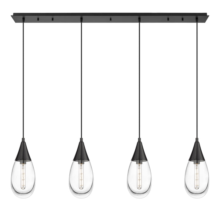 Innovations Downtown Urban 124-450-1P-BK-G450-6CL Pendant Light - Matte Black