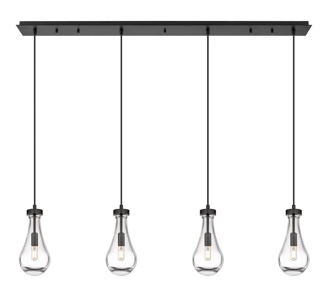 Innovations Downtown Urban 124-451-1P-BK-G451-5CL Pendant Light - Matte Black