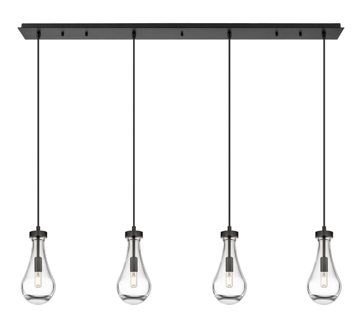 Innovations Downtown Urban 124-451-1P-BK-G451-5CL Pendant Light - Matte Black