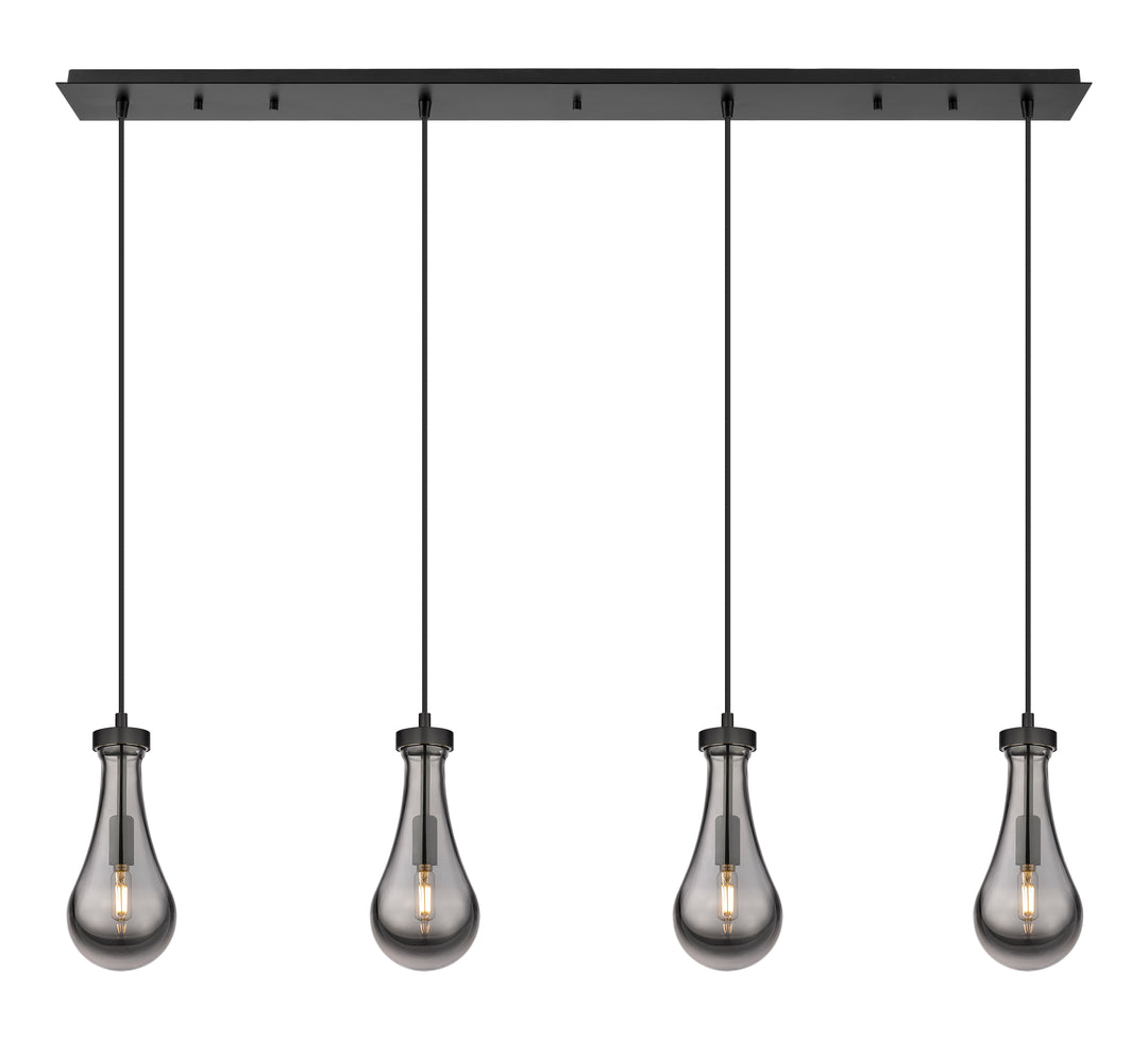 Innovations Downtown Urban 124-451-1P-BK-G451-5SM Pendant Light - Matte Black