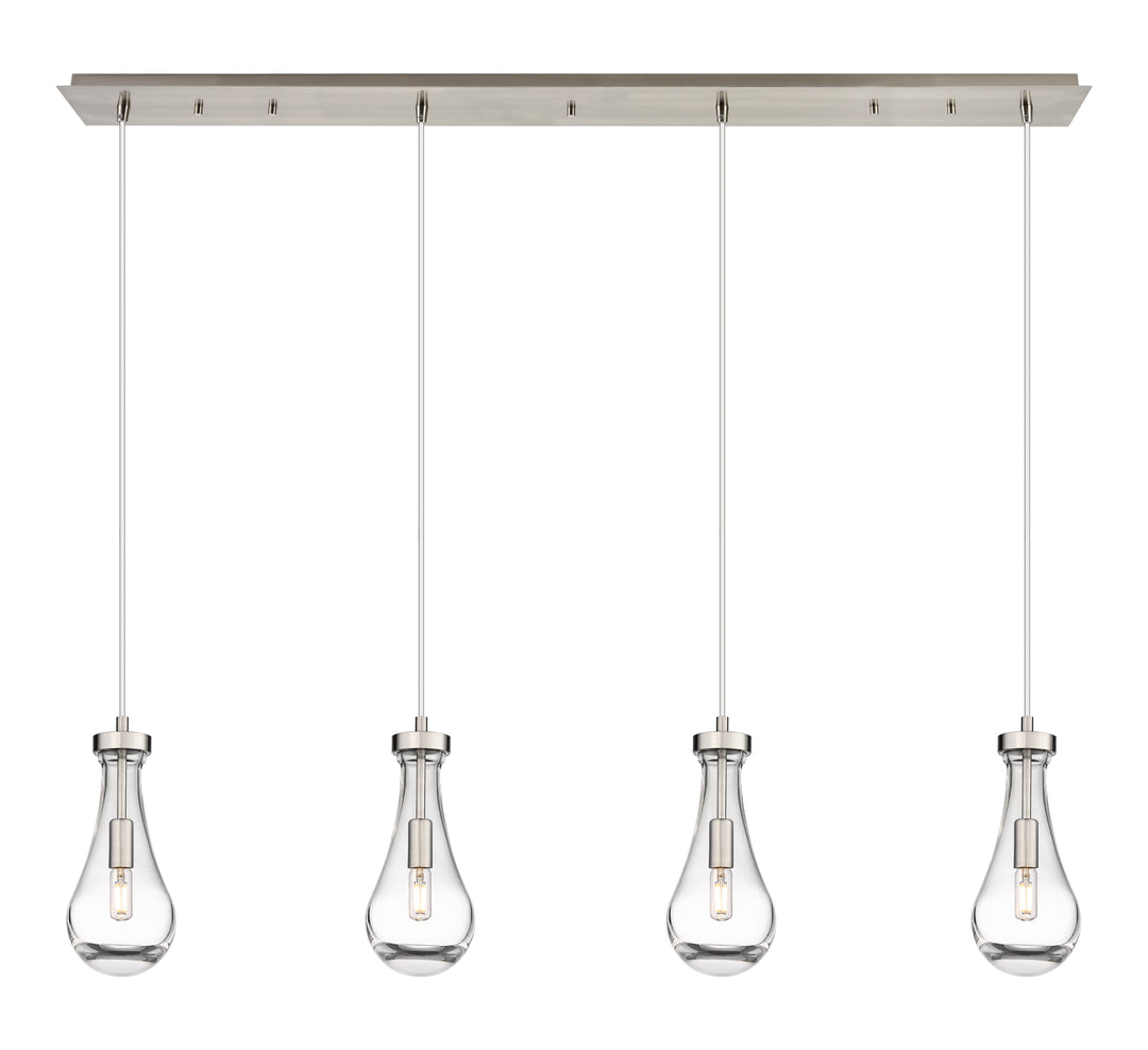 Innovations Downtown Urban 124-451-1P-SN-G451-5CL Pendant Light - Brushed Satin Nickel