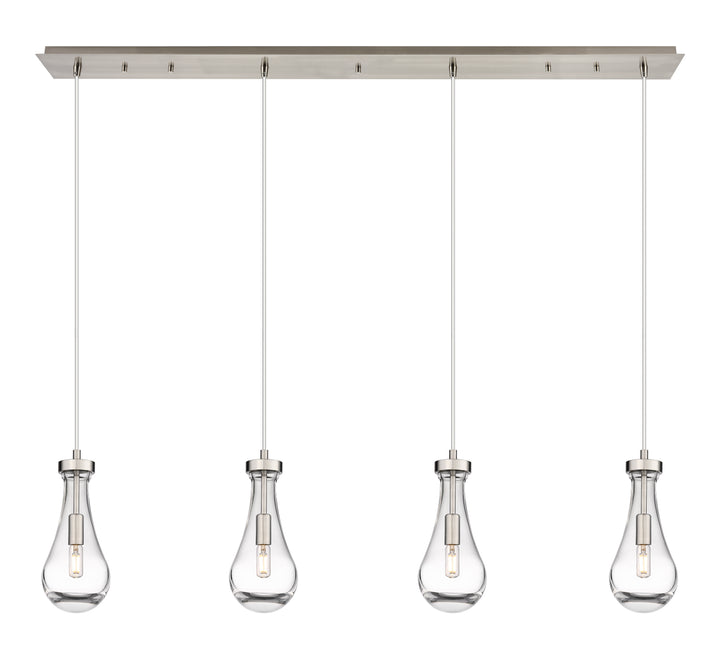 Innovations Downtown Urban 124-451-1P-SN-G451-5CL Pendant Light - Brushed Satin Nickel