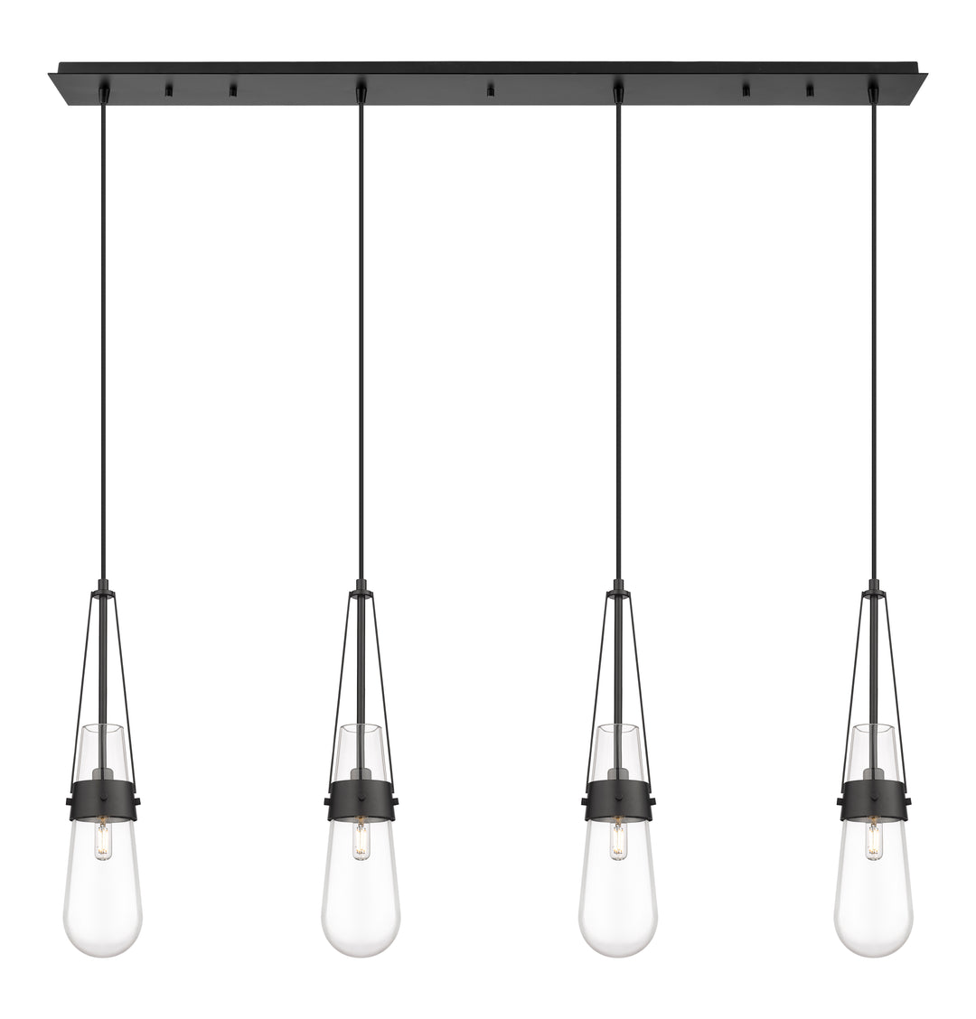 Innovations Downtown Urban 124-452-1P-BK-G452-4CL Pendant Light - Matte Black