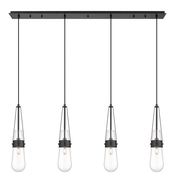 Innovations Downtown Urban 124-452-1P-BK-G452-4CL Pendant Light - Matte Black