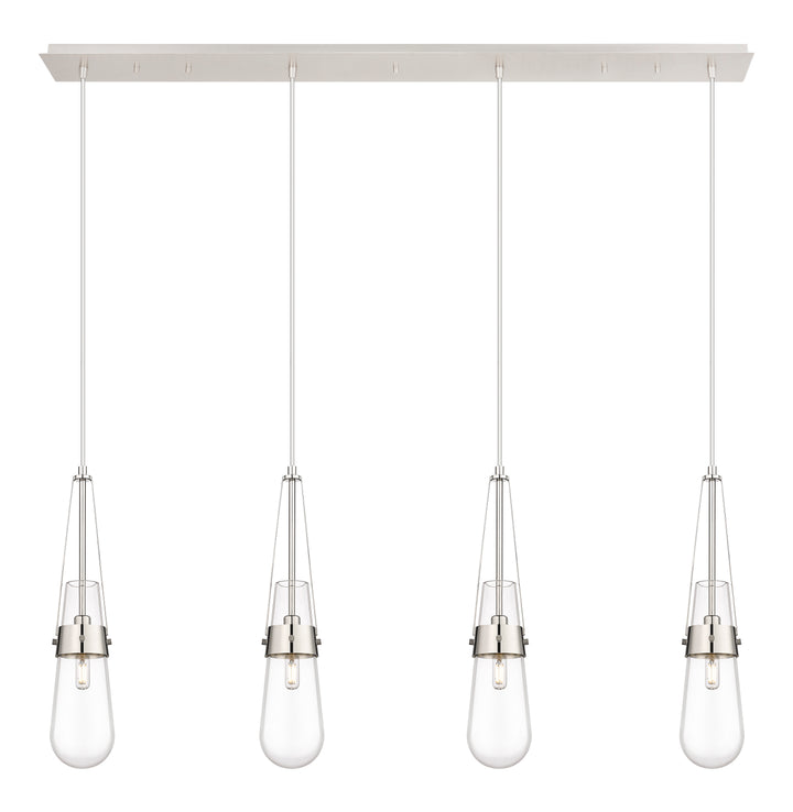 Innovations Downtown Urban 124-452-1P-PN-G452-4CL Pendant Light - Polished Nickel