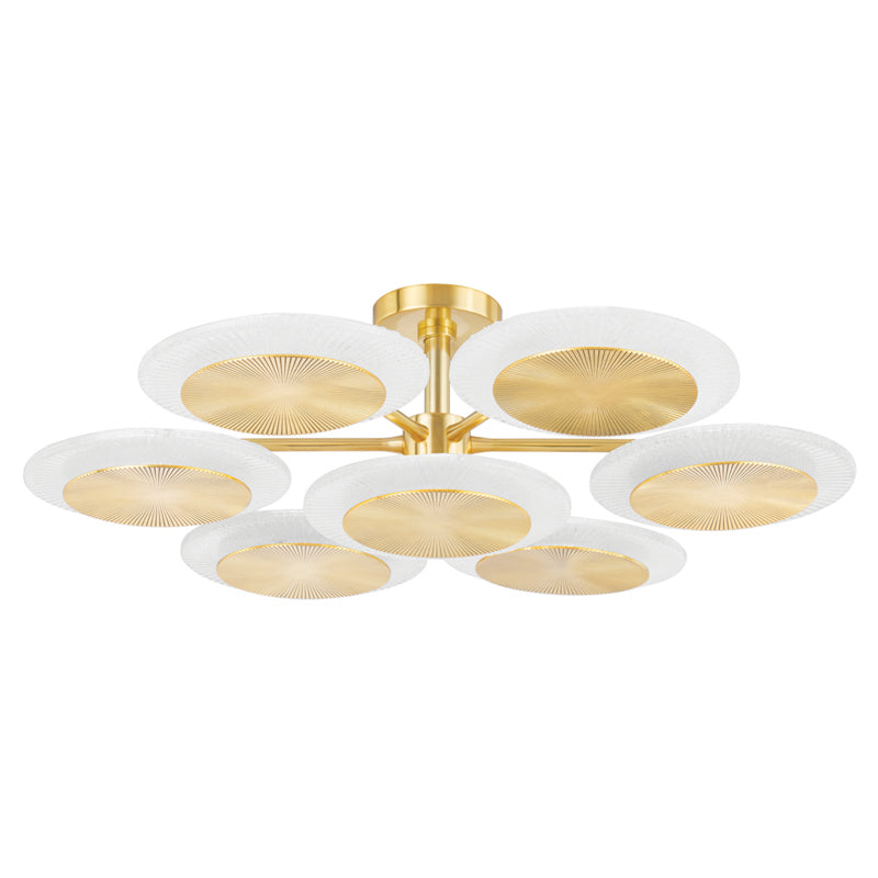 Corbett Topaz 328-38-VPB Chandelier Light - Vintage Polished Brass