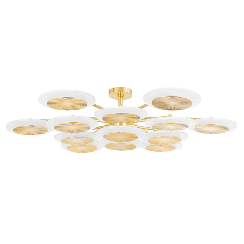 Corbett Topaz 328-57-VPB Chandelier Light - Vintage Polished Brass