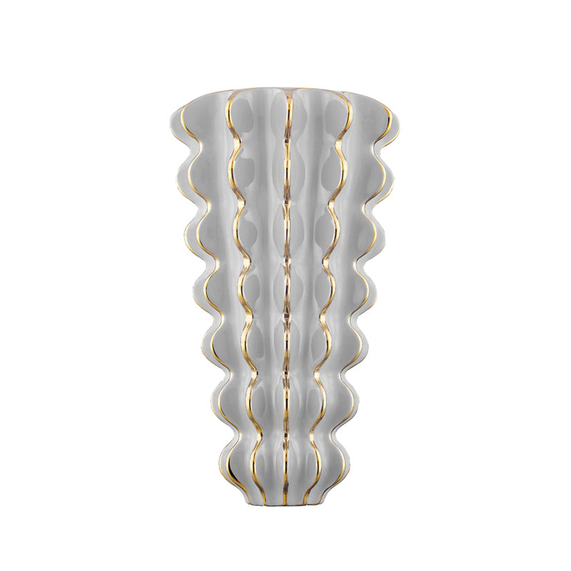 Corbett Esperanza 394-02-CGG Wall Sconce Light - Ceramic Gloss Gray