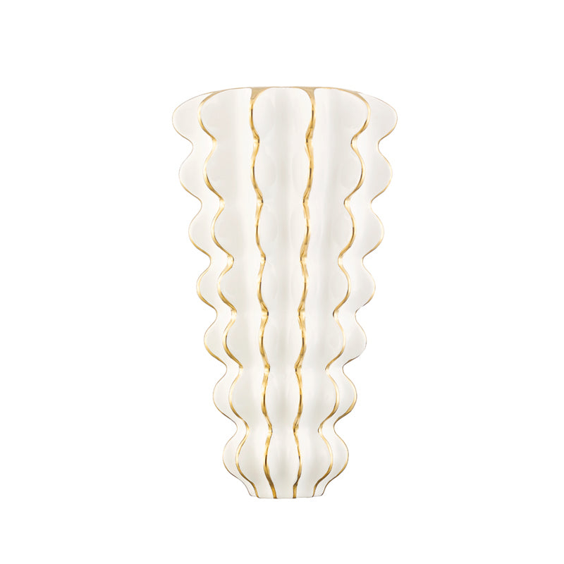 Corbett Esperanza 394-02-CGW Wall Sconce Light - Ceramic Gloss White