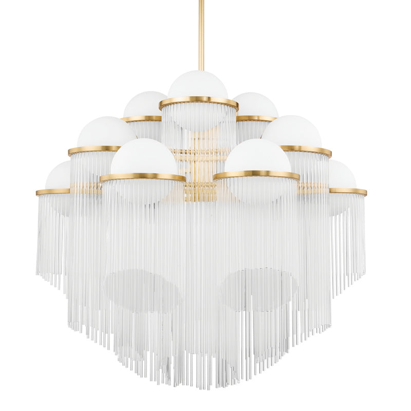 Corbett Celestial 398-38-AGB Chandelier Light - Aged Brass