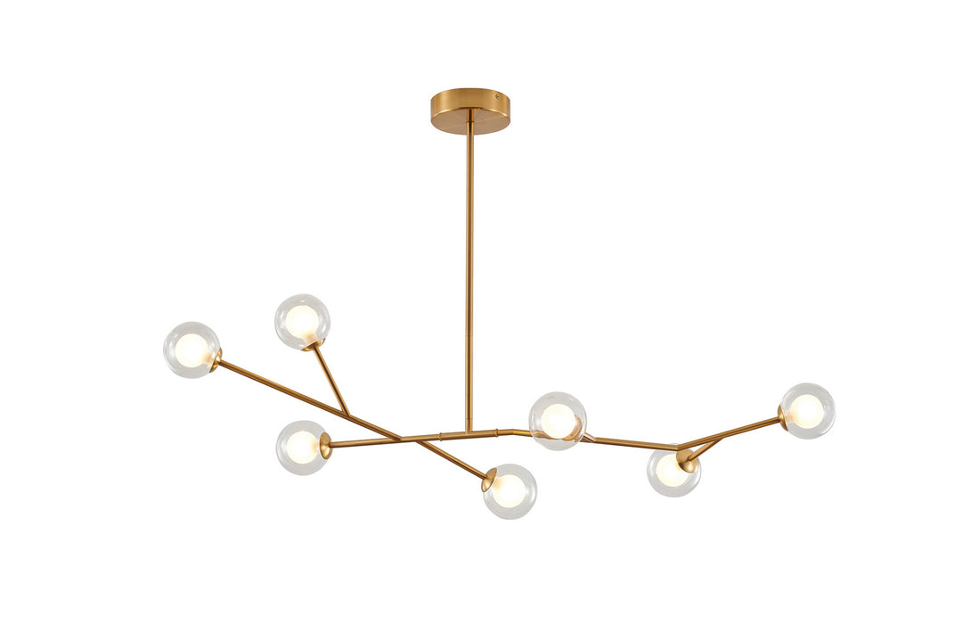 Bethel International DC05C37G Chandelier Light - Brass