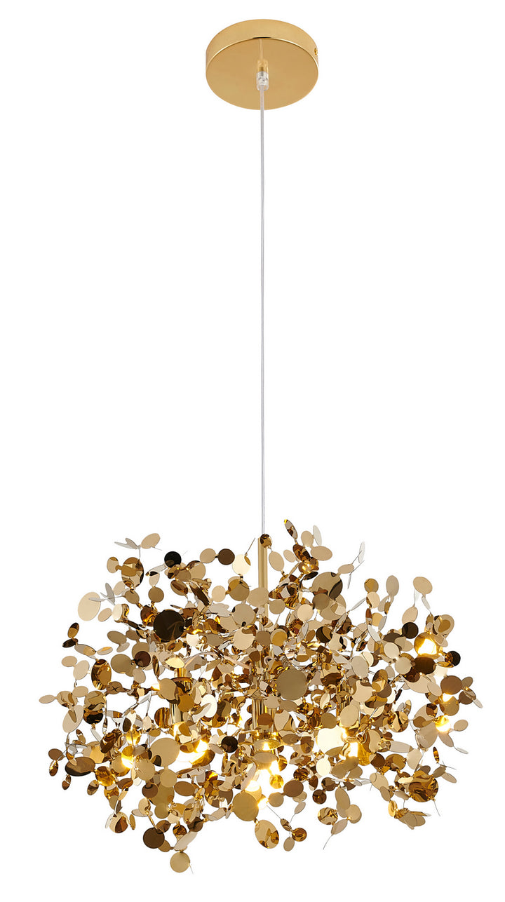 Bethel International DLS108C15G Pendant Light - Gold