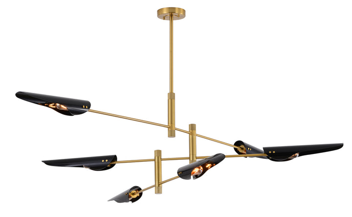 Bethel International DU86C82BR Chandelier Light - Brass