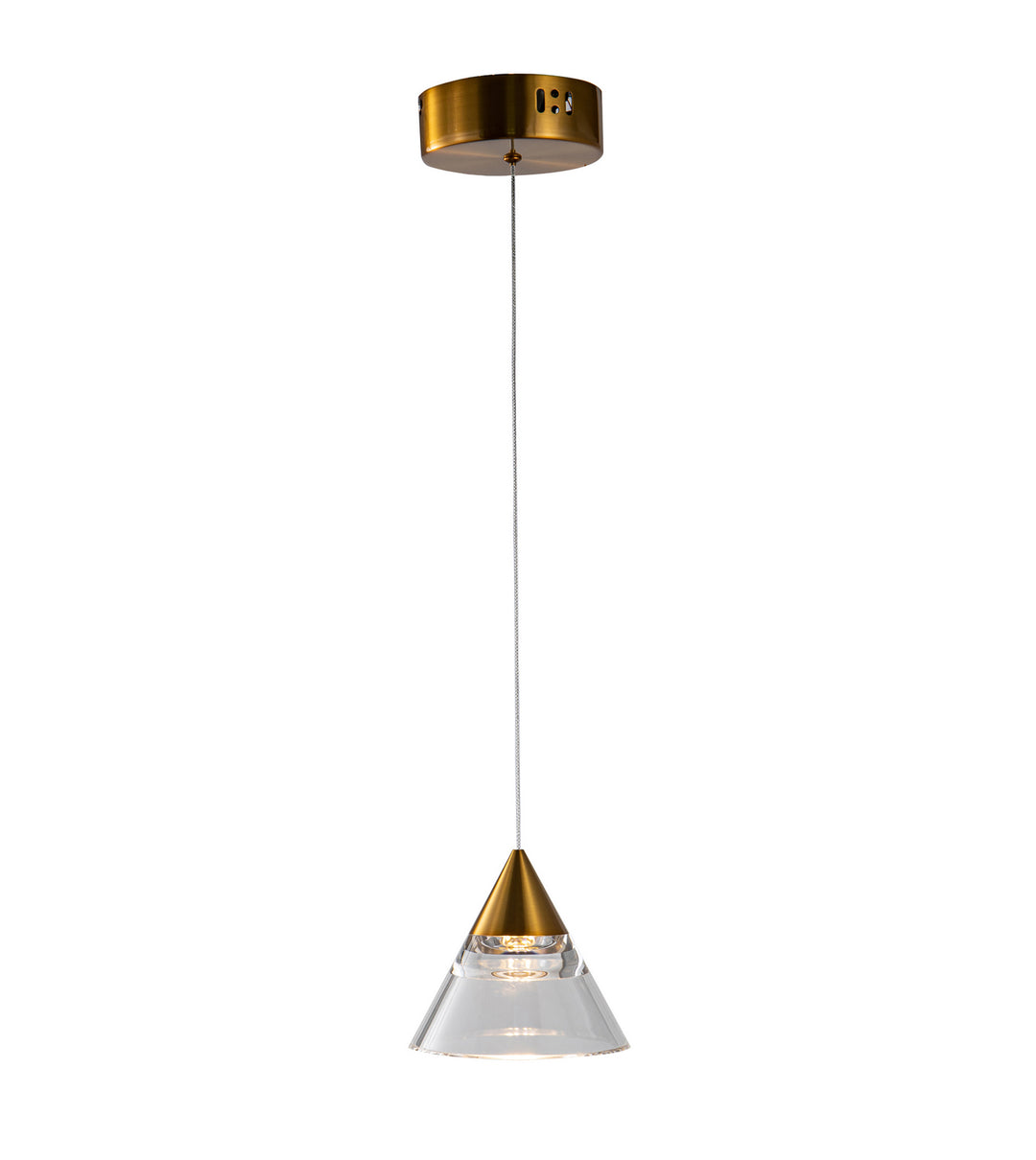 Bethel International GL334P5G Pendant Light - Antique Gold