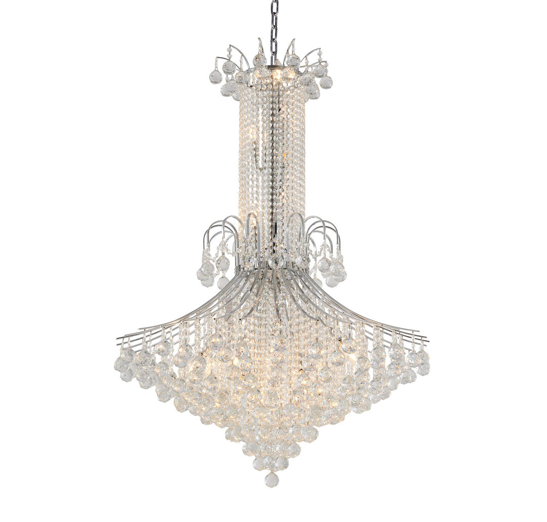 Bethel International LA46C48CH Chandelier Light - Chrome
