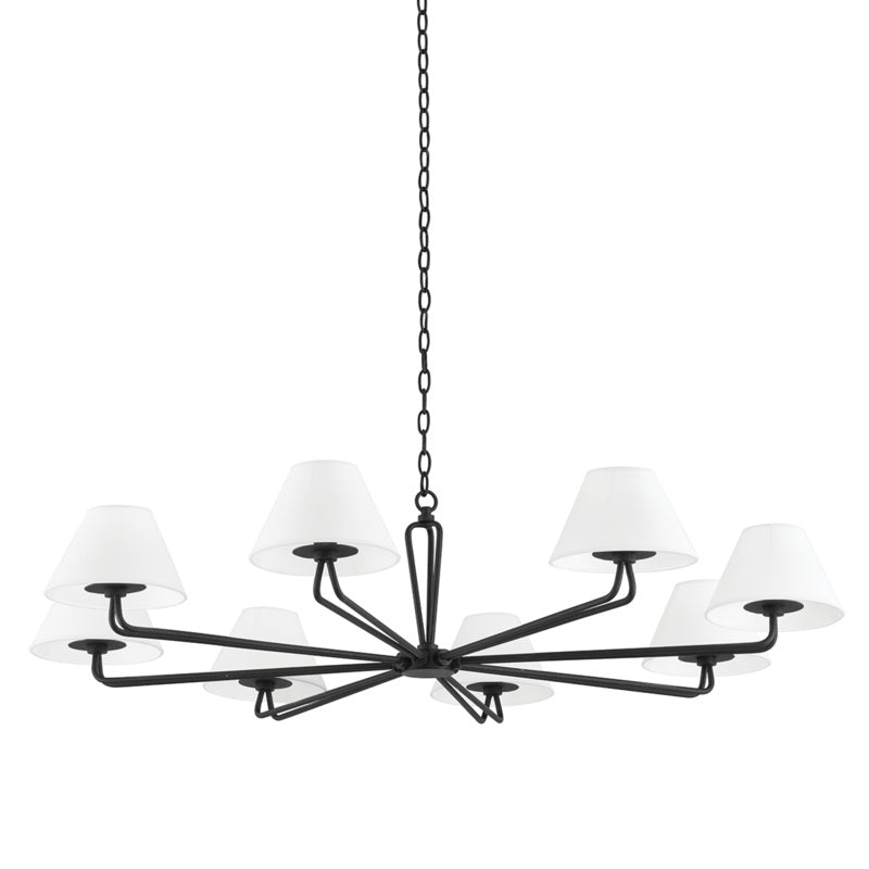 Troy Ozias F2550-BI Chandelier Light - Black Iron