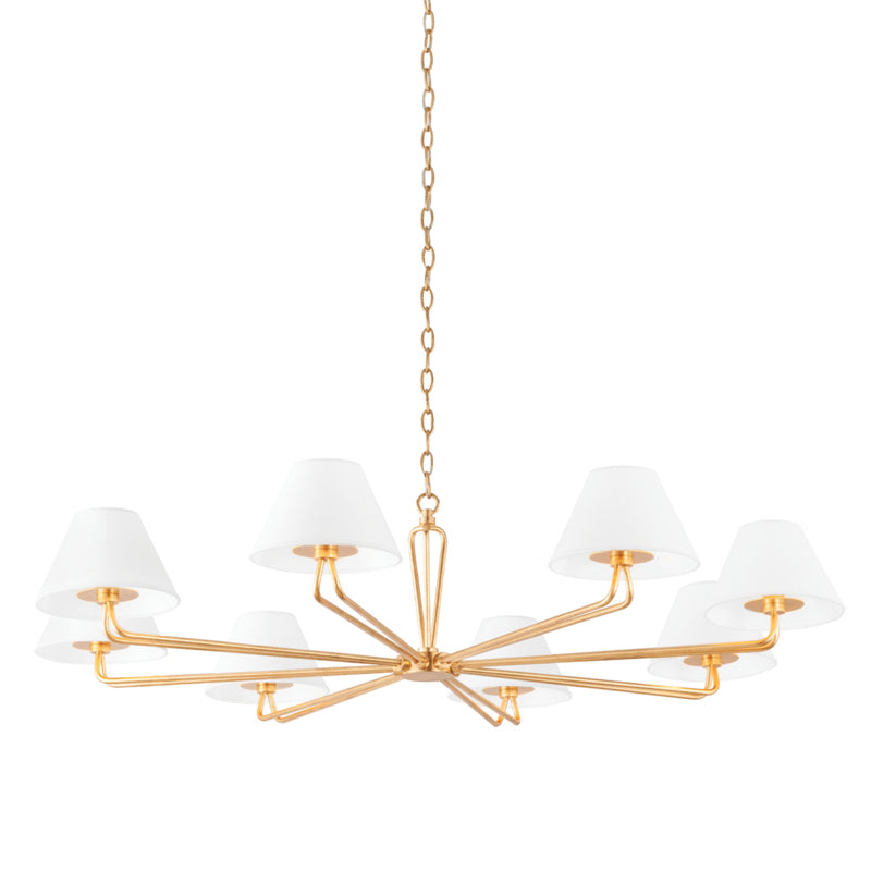 Troy Ozias F2550-VGL Chandelier Light - Vintage Gold Leaf