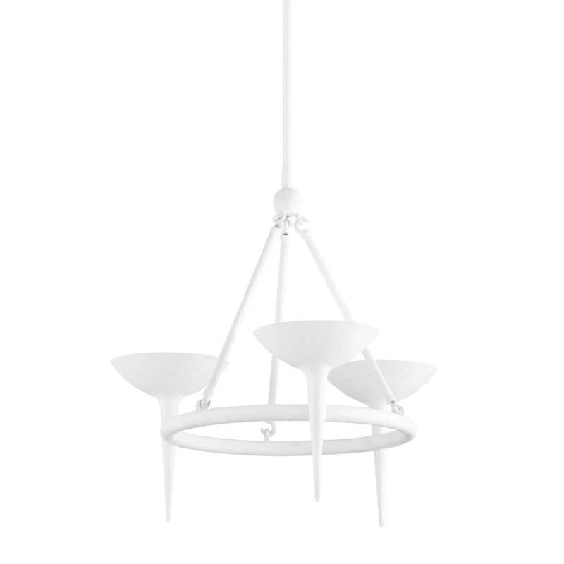 Troy Cecilia F2603-GSW Chandelier Light - Gesso White