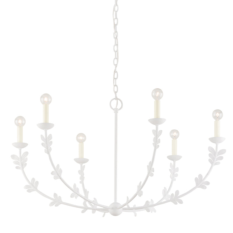 Troy Florian F4440-GSW Chandelier Light - Gesso White