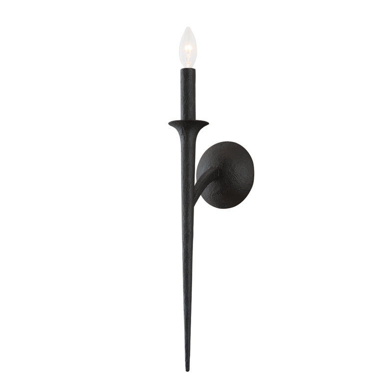 Troy Luca B1071-BI Wall Sconce Light - Black Iron