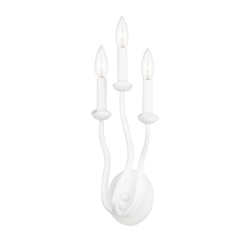 Troy Reign B1083-GSW Wall Sconce Light - Gesso White