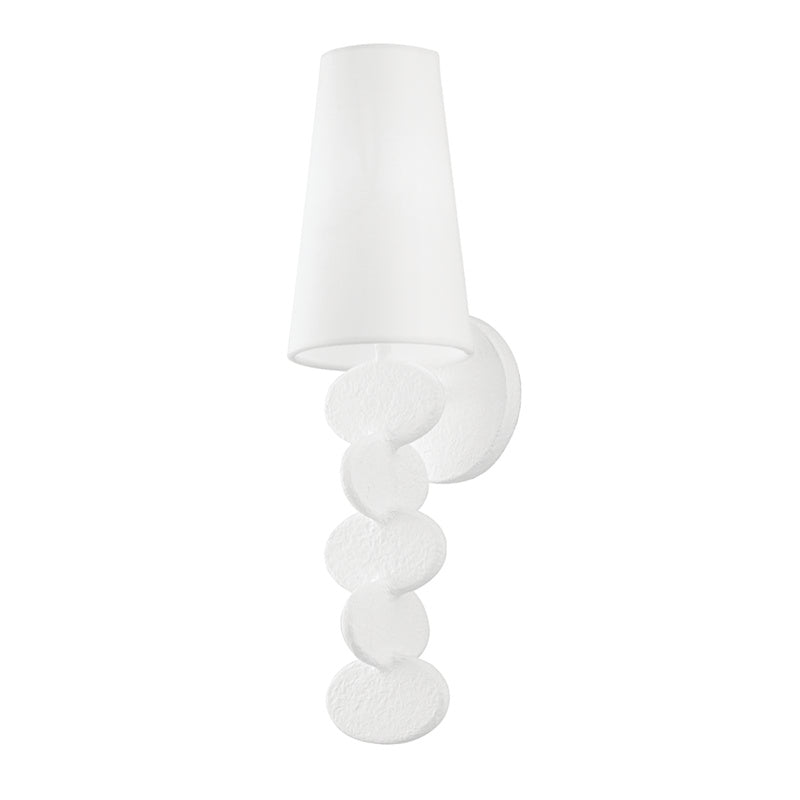 Troy Ellios B3501-GSW Wall Sconce Light - Gesso White