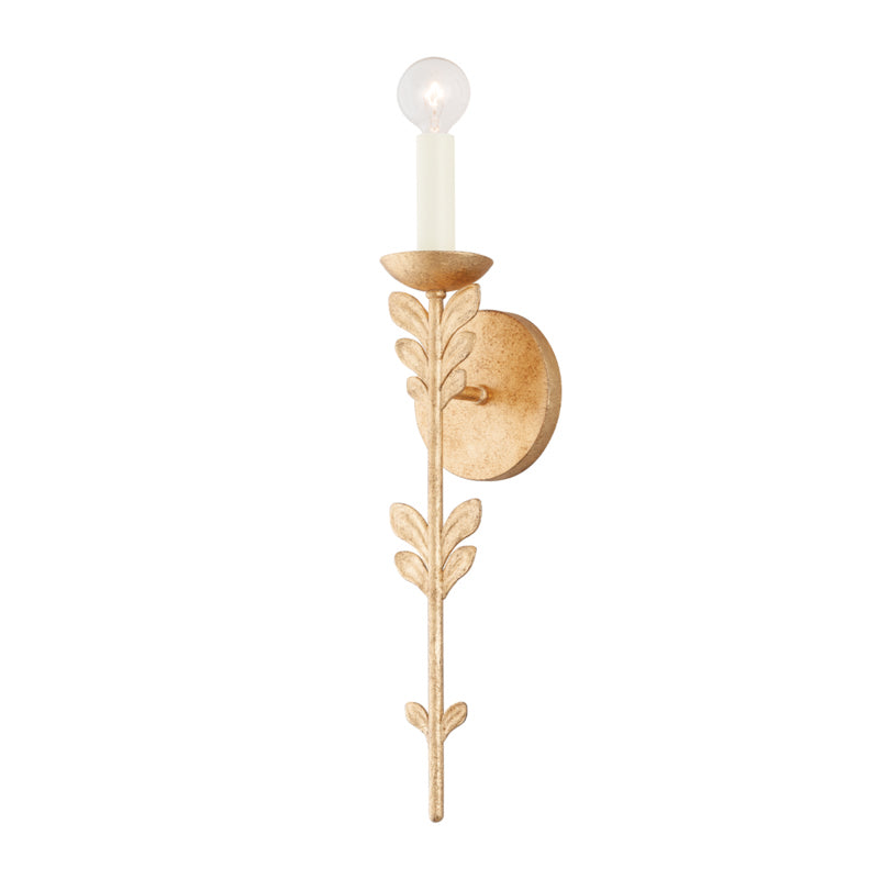 Troy Florian B4411-VGL Wall Sconce Light - Vintage Gold Leaf