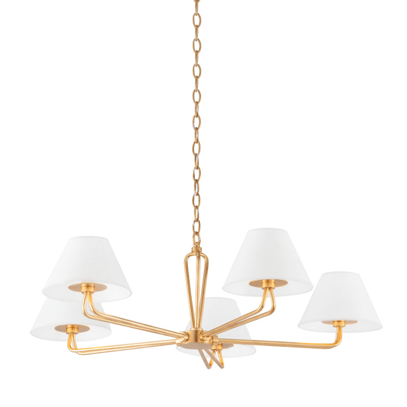 Troy Ozias F2536-VGL Chandelier Light - Vintage Gold Leaf