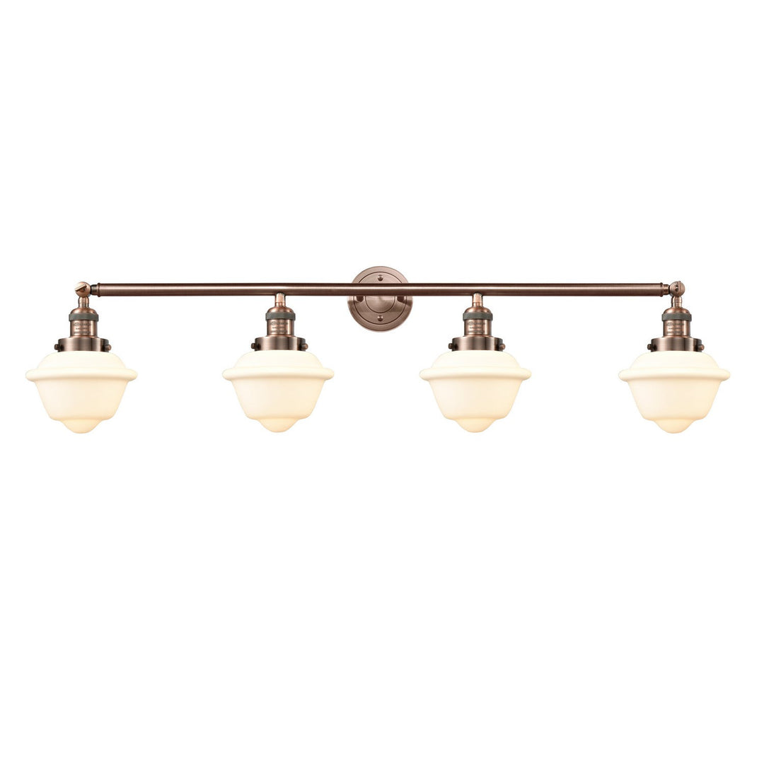 Innovations Franklin Restoration 215-AC-G531 Bath Vanity Light 46 in. wide - Antique Copper