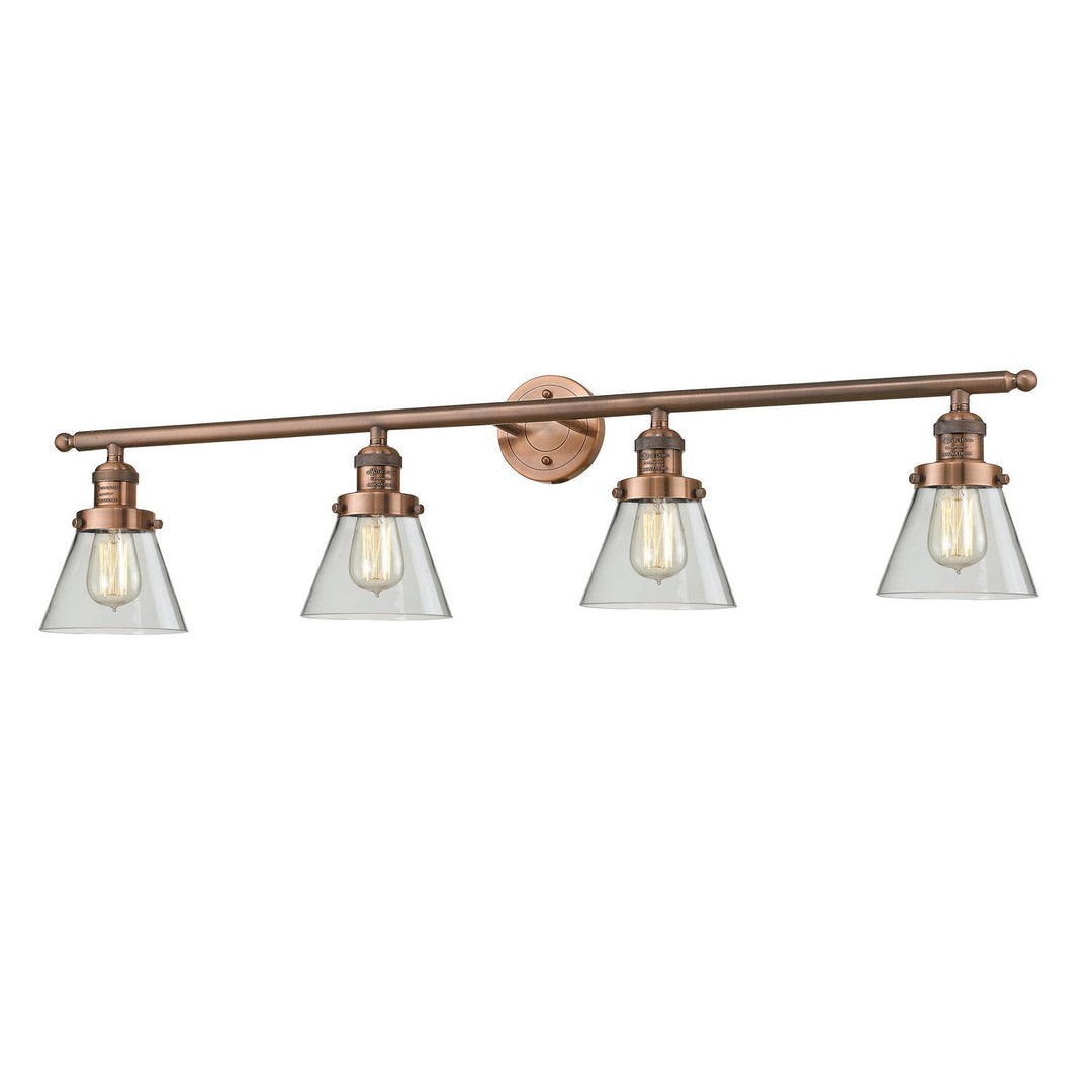 Innovations Franklin Restoration 215-AC-G62-LED Bath Vanity Light 43 in. wide - Antique Copper