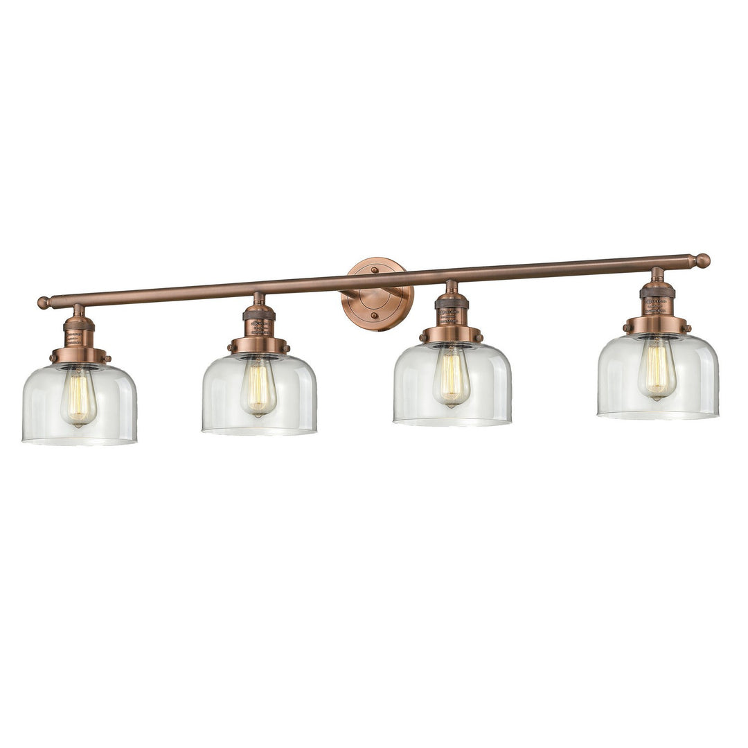 Innovations Franklin Restoration 215-AC-G72-LED Bath Vanity Light 44 in. wide - Antique Copper