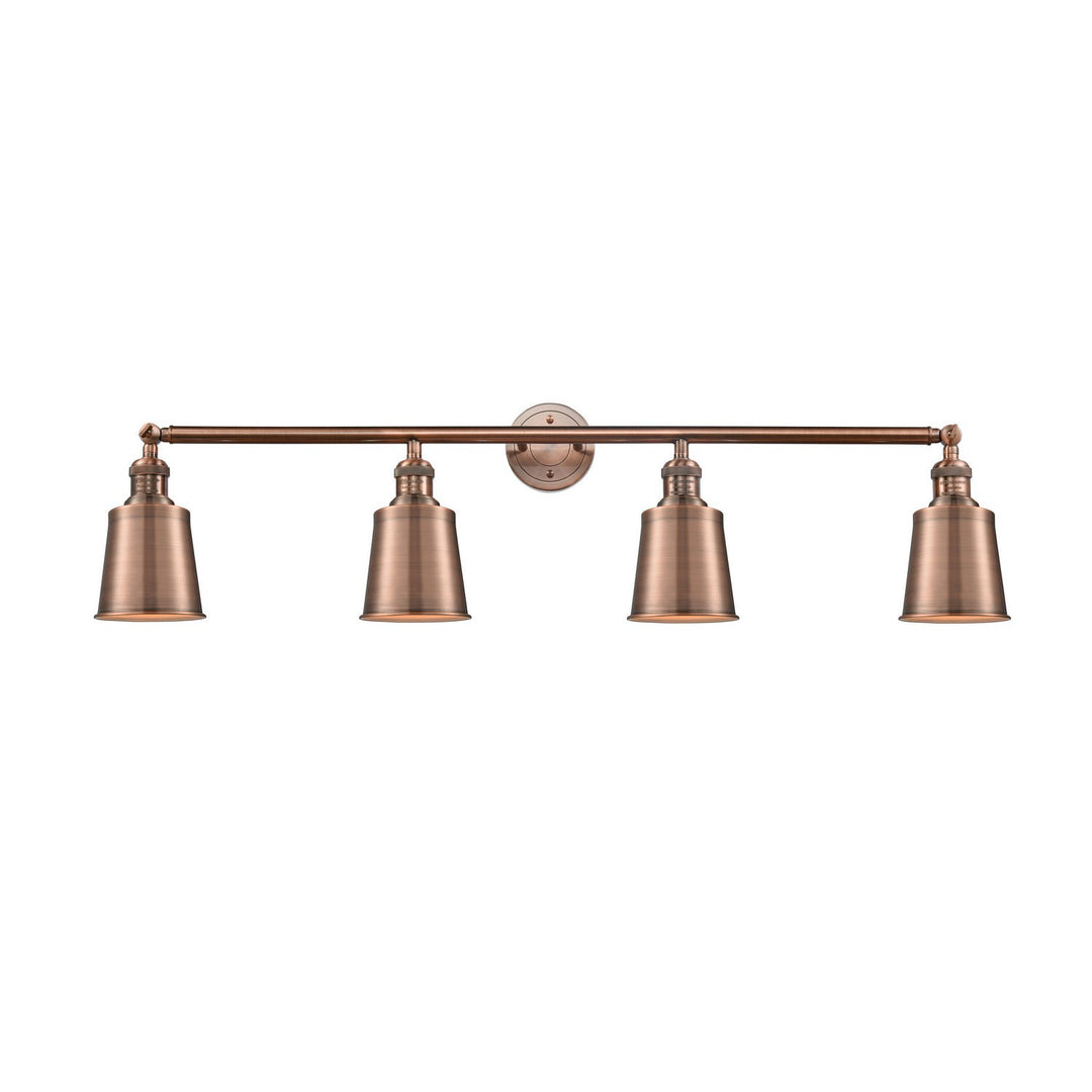 Innovations Franklin Restoration 215-AC-M9-AC-LED Bath Vanity Light 42 in. wide - Antique Copper