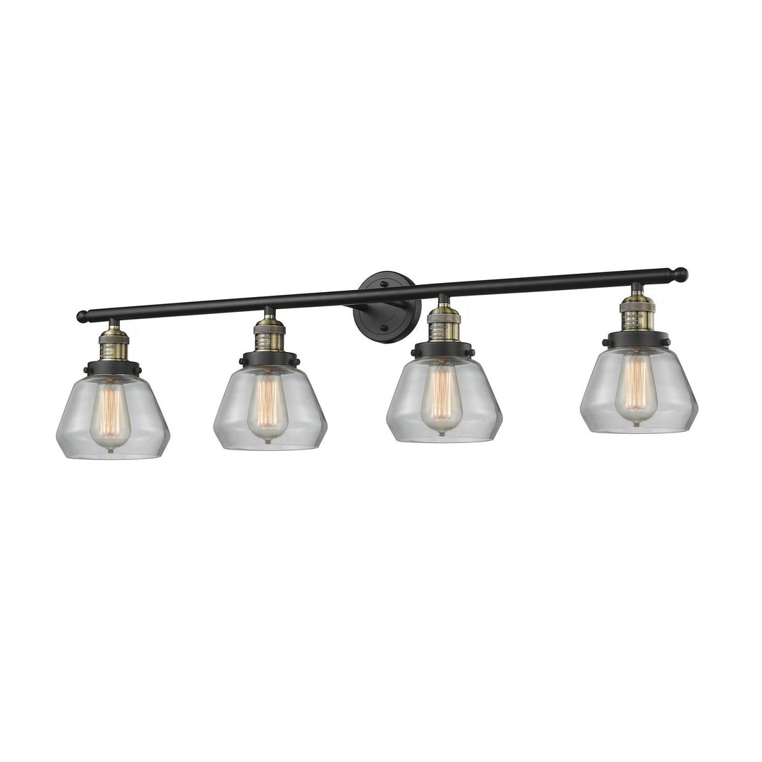 Innovations Franklin Restoration 215-BAB-G172 Bath Vanity Light 43 in. wide - Black Antique Brass