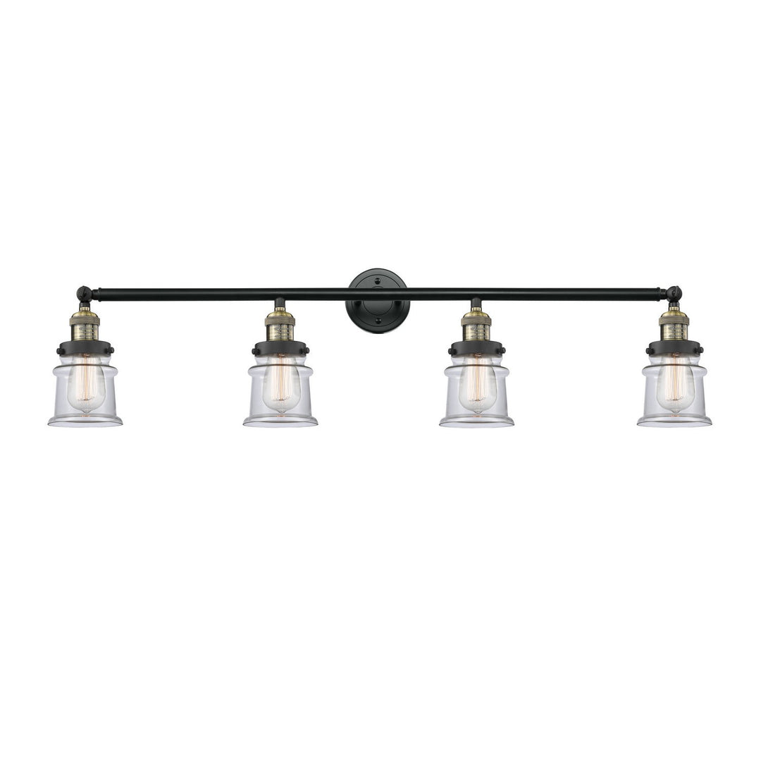 Innovations Franklin Restoration 215-BAB-G182S Bath Vanity Light 42 in. wide - Black Antique Brass