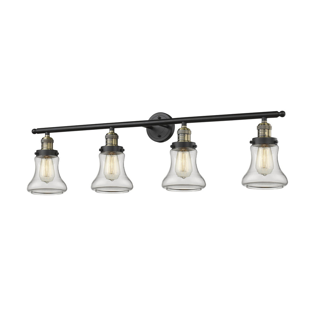 Innovations Franklin Restoration 215-BAB-G192 Bath Vanity Light 43 in. wide - Black Antique Brass