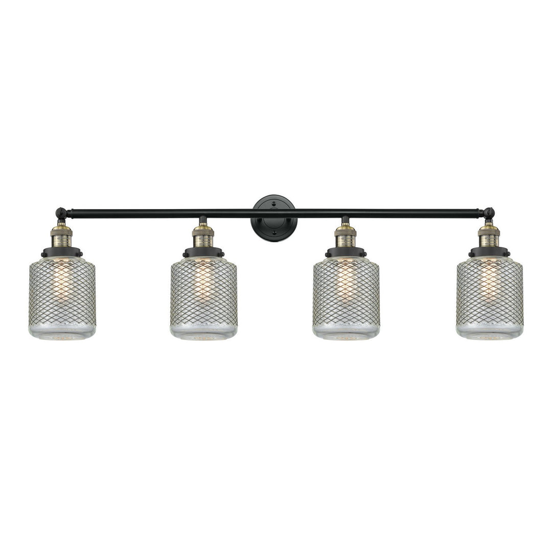 Innovations Franklin Restoration 215-BAB-G262-LED Bath Vanity Light 44 in. wide - Black Antique Brass