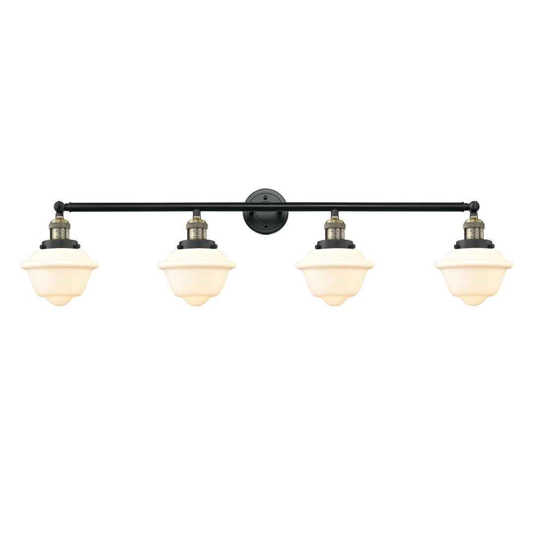 Innovations Franklin Restoration 215-BAB-G531 Bath Vanity Light 46 in. wide - Black Antique Brass