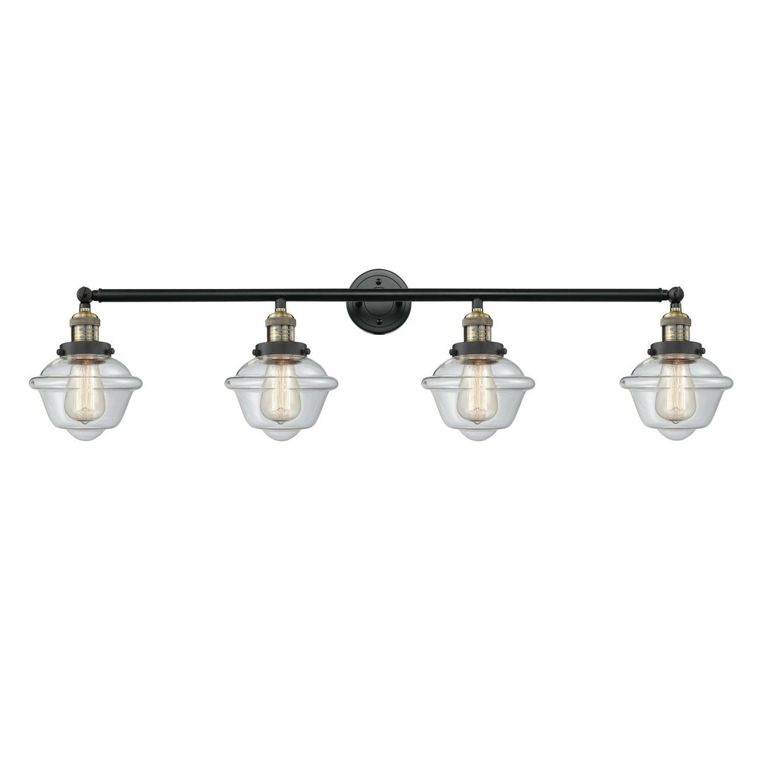 Innovations Franklin Restoration 215-BAB-G532 Bath Vanity Light 46 in. wide - Black Antique Brass