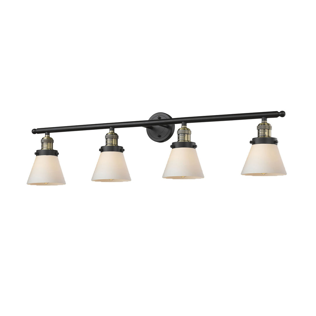 Innovations Franklin Restoration 215-BAB-G61 Bath Vanity Light 43 in. wide - Black Antique Brass