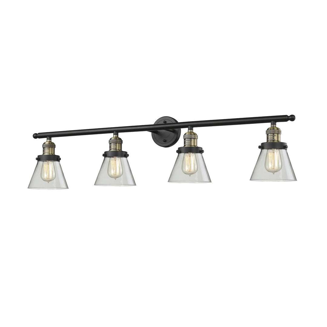 Innovations Franklin Restoration 215-BAB-G62-LED Bath Vanity Light 43 in. wide - Black Antique Brass