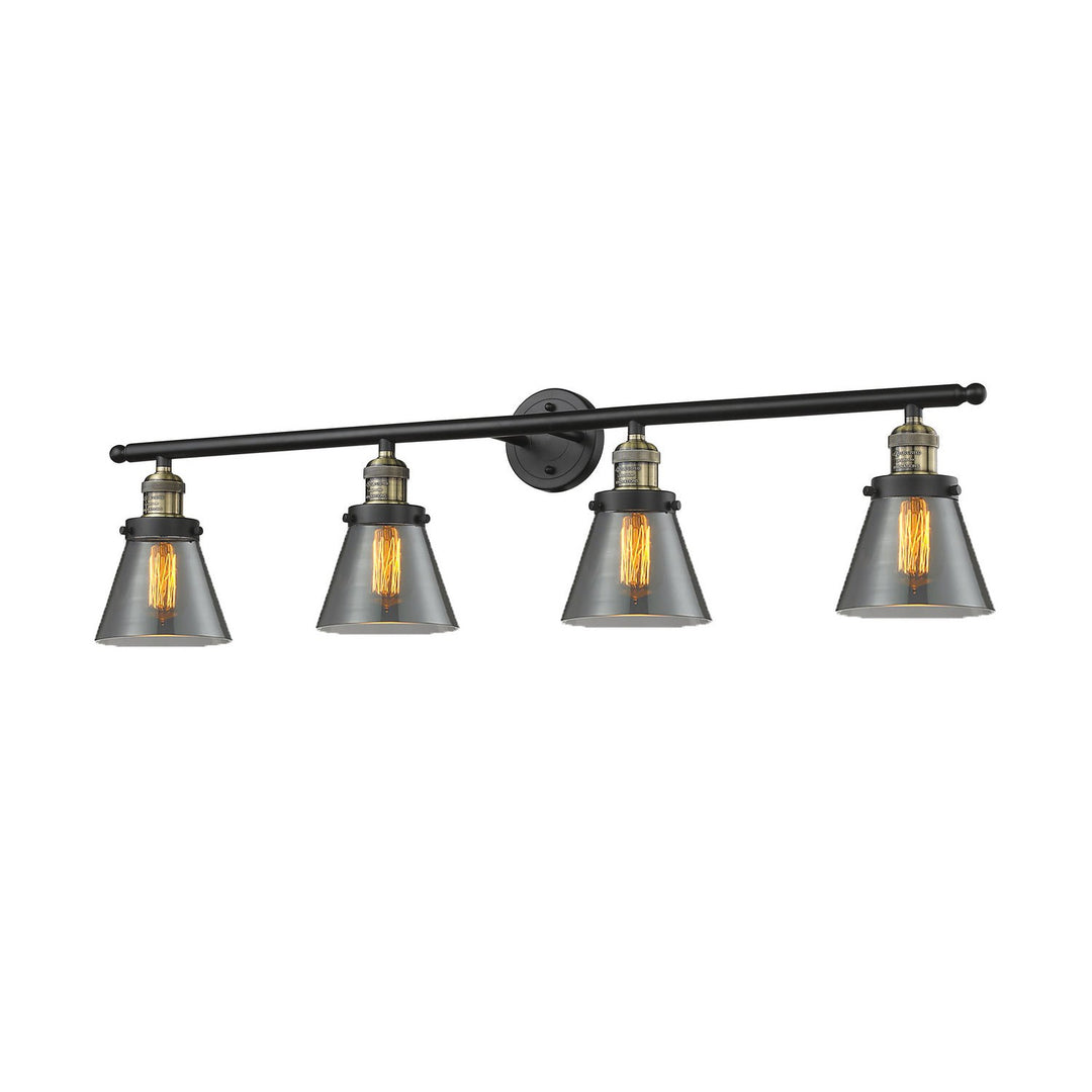 Innovations Franklin Restoration 215-BAB-G63-LED Bath Vanity Light 43 in. wide - Black Antique Brass