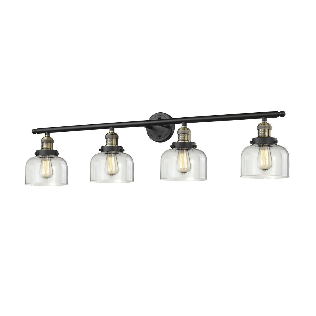 Innovations Franklin Restoration 215-BAB-G72 Bath Vanity Light 44 in. wide - Black Antique Brass