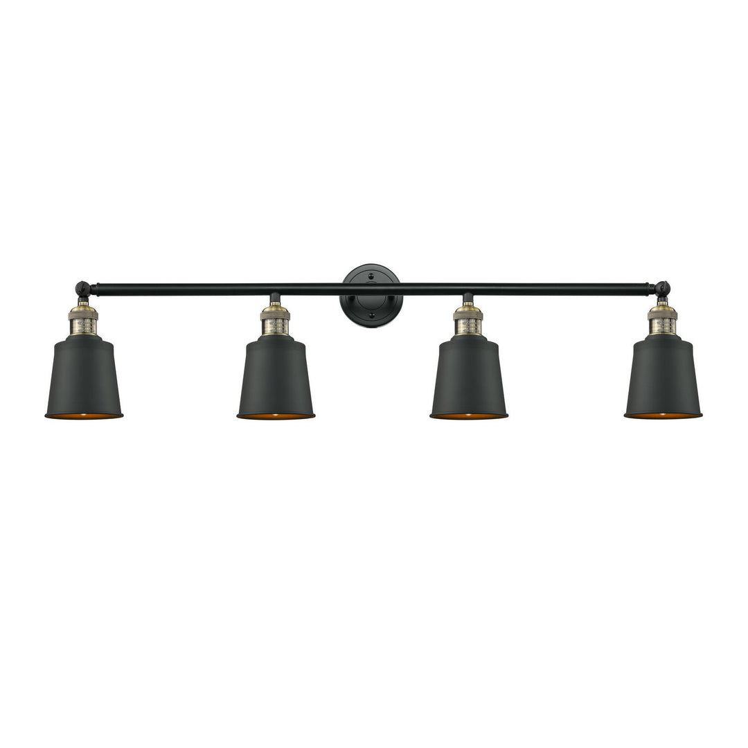 Innovations Franklin Restoration 215-BAB-M9-BK-LED Bath Vanity Light 42 in. wide - Black Antique Brass