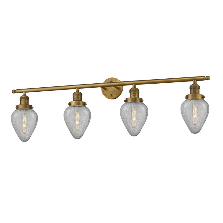 Innovations Franklin Restoration 215-BB-G165-LED Bath Vanity Light 43 in. wide - Brushed Brass